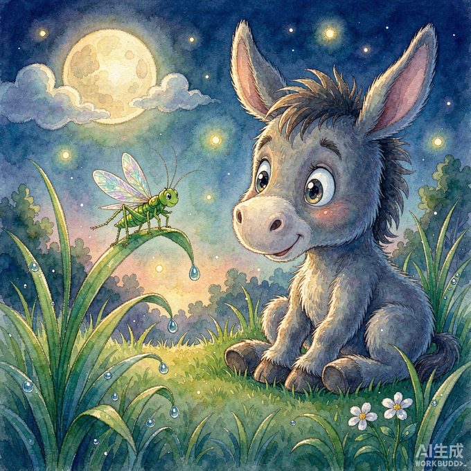 小驴子灰灰和会唱歌的小蟋蟀