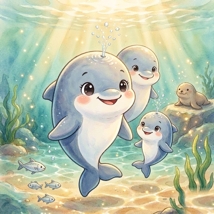 小海豚波波的咿呀学语