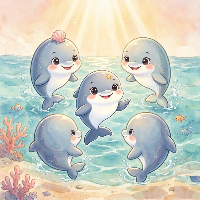 小海豚波波的海上小会议