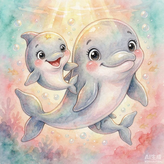 小海豚波波要当姐姐了