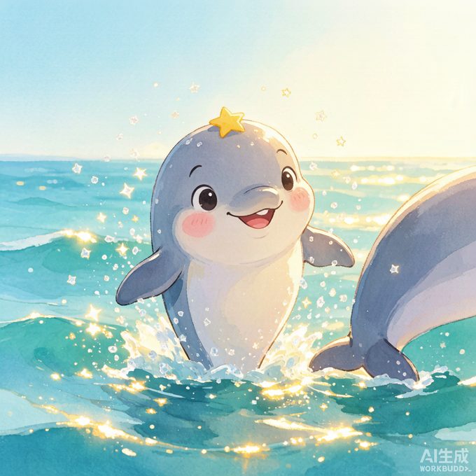 小海豚波波的滑滑新衣