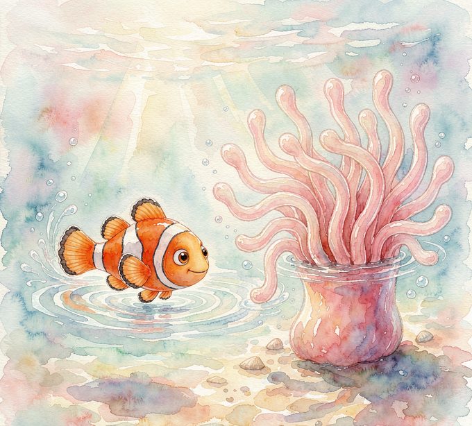 小丑鱼橙橙的海葵小屋