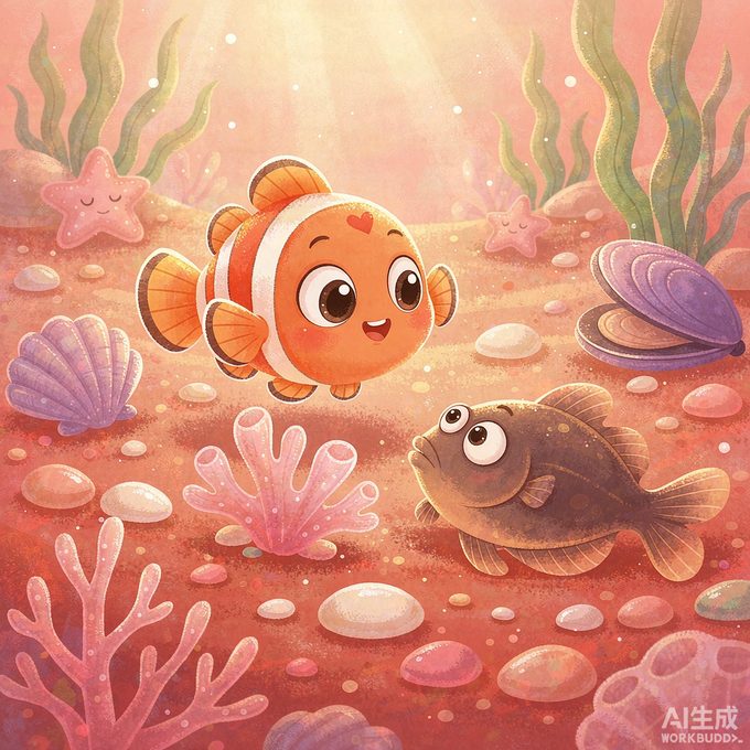 小丑鱼橙橙的晚安问候