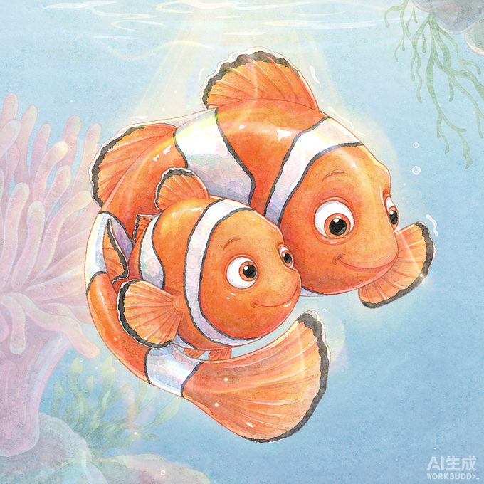 小丑鱼橙橙的捉迷藏
