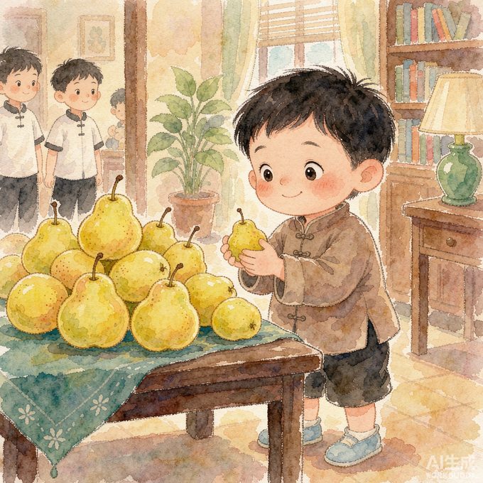 孔融让梨