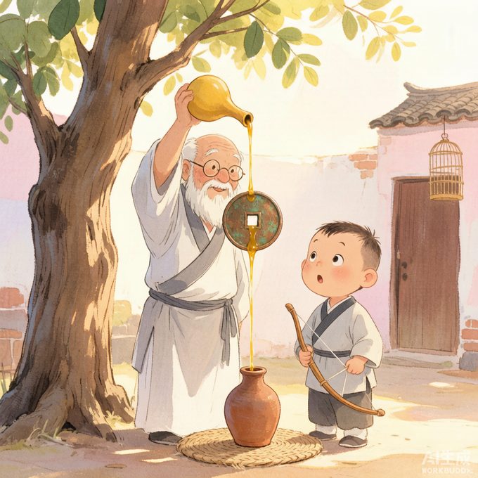 《儿童成语故事》· 熟能生巧
