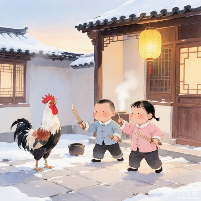 《儿童成语故事》· 闻鸡起舞