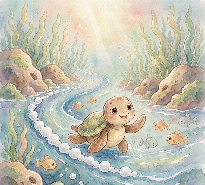 小海龟点点的洋流巴士
