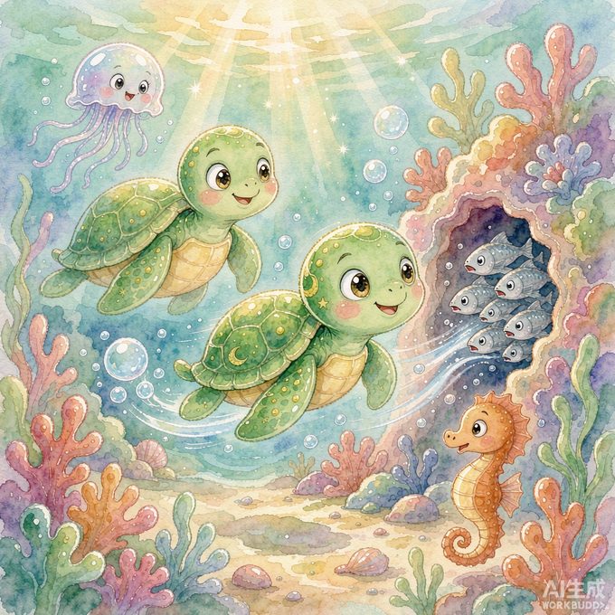 小海龟点点的快慢小开关