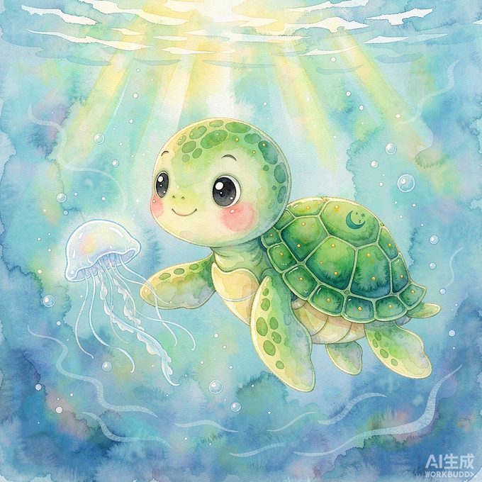 小海龟点点的温柔小触感