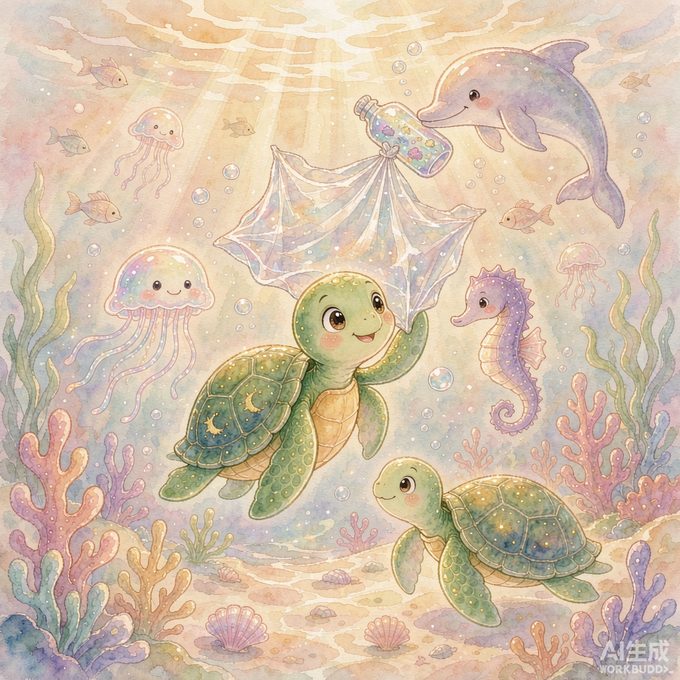 《小海龟点点的海底小卫士》