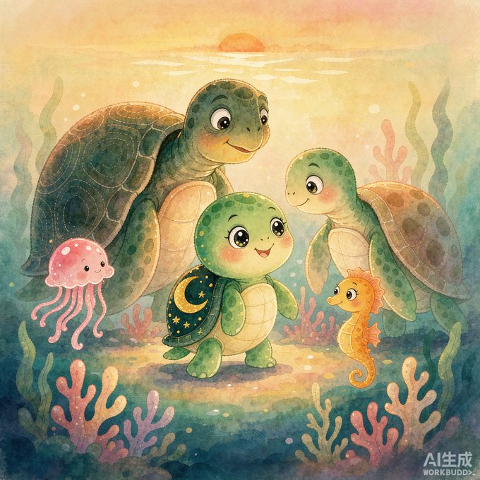 小海龟点点的长寿小秘密