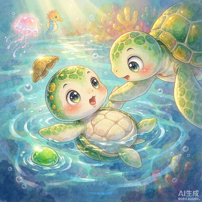 小海龟点点换新衣