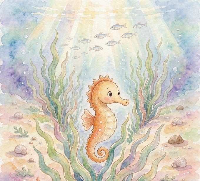 小海马丁丁第一次自己出门