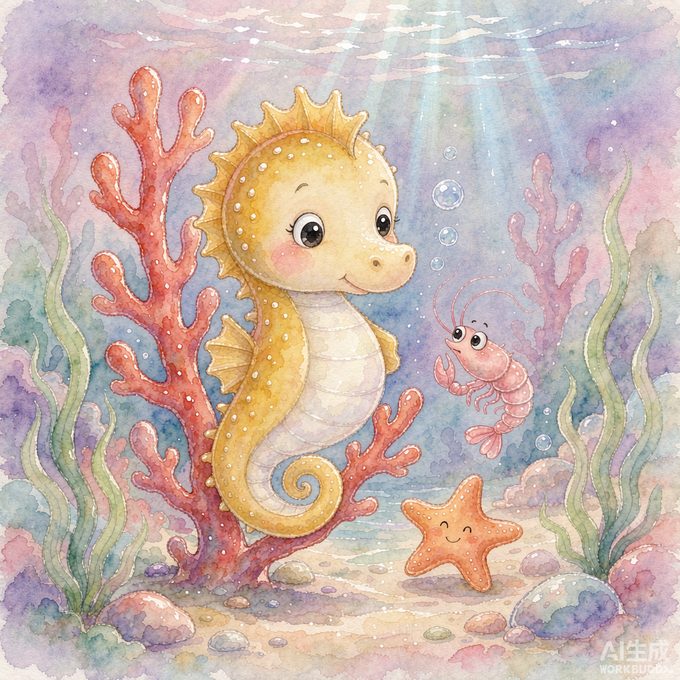 《小海马丁丁的睡觉小秘密》