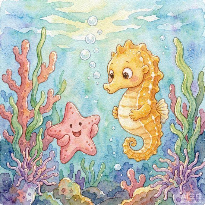 小海马丁丁的咕噜噜泡泡