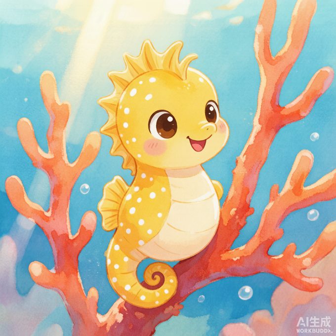 小海马丁丁的珊瑚捉迷藏