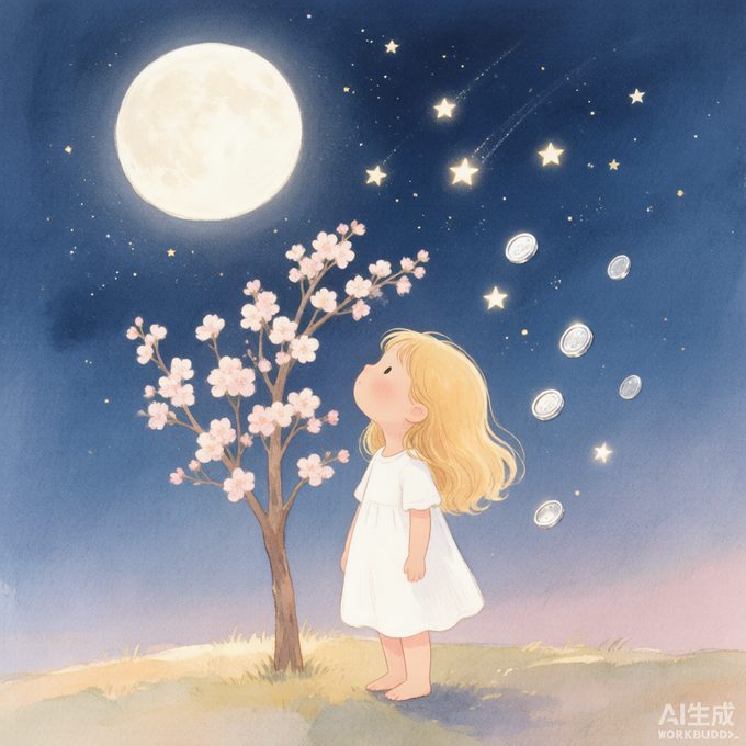 《小姑娘和星星银币》