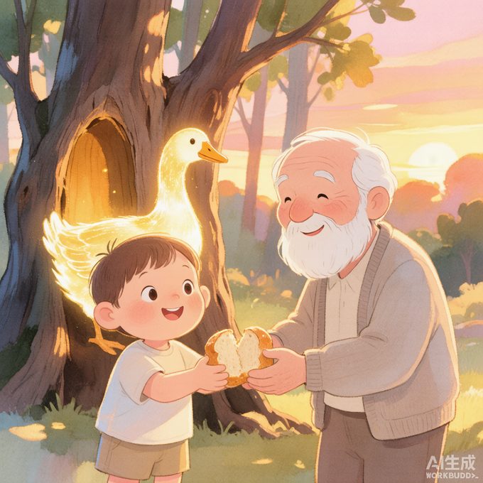 金鹅与善良的小憨