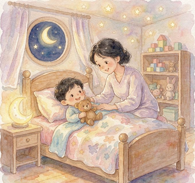 舟舟的“月亮小夜灯”
