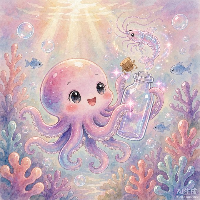 小章鱼奇奇的小瓶子秘密