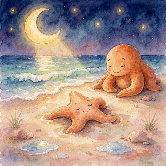 小海星亮亮的软软手臂