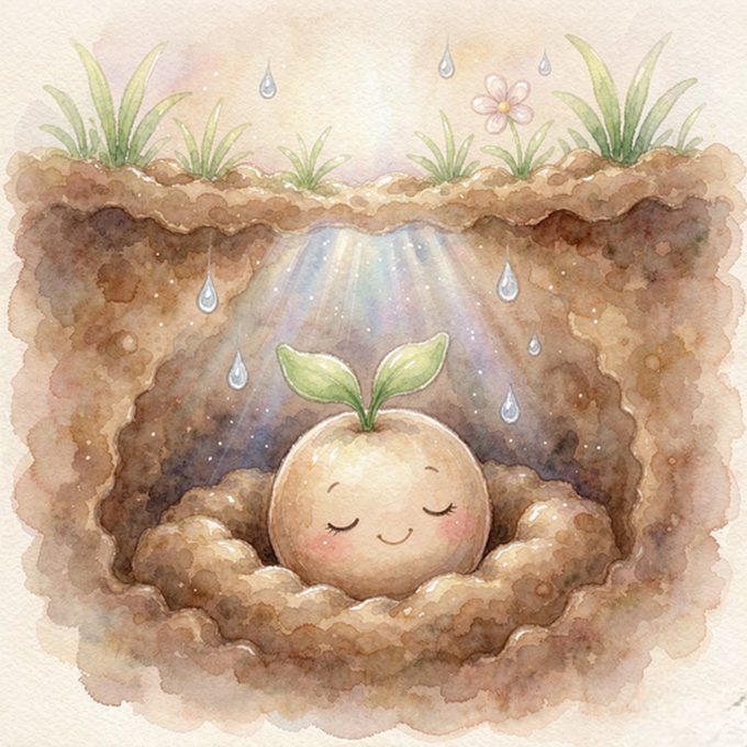 小种子芽芽的暖暖泥土床