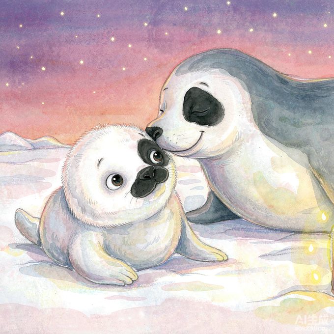 小海豹贝贝数星星