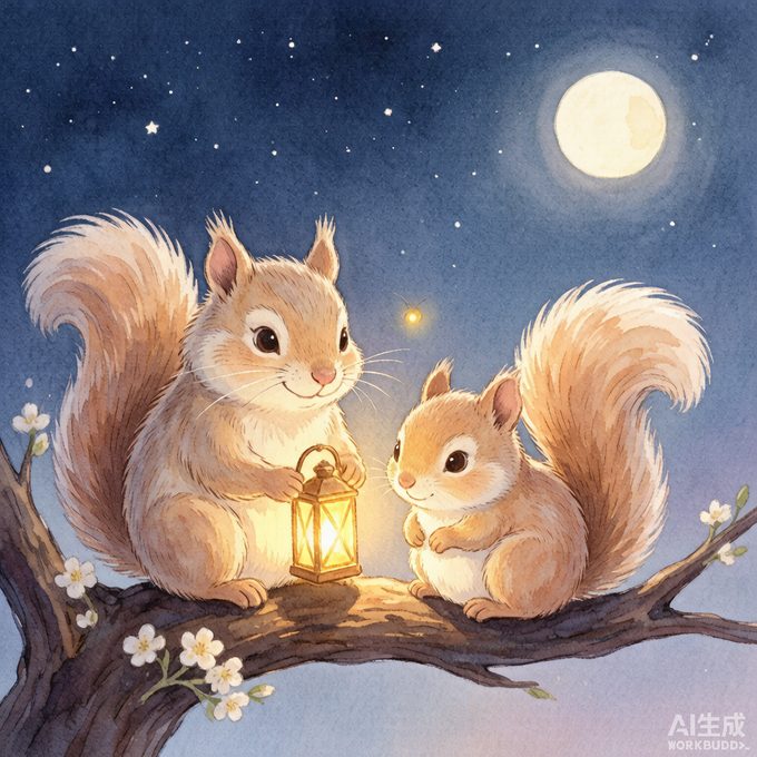 小松鼠栗栗的暖暖尾巴被