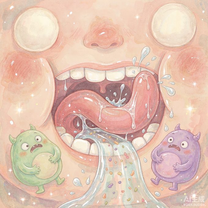 饭后漱漱口