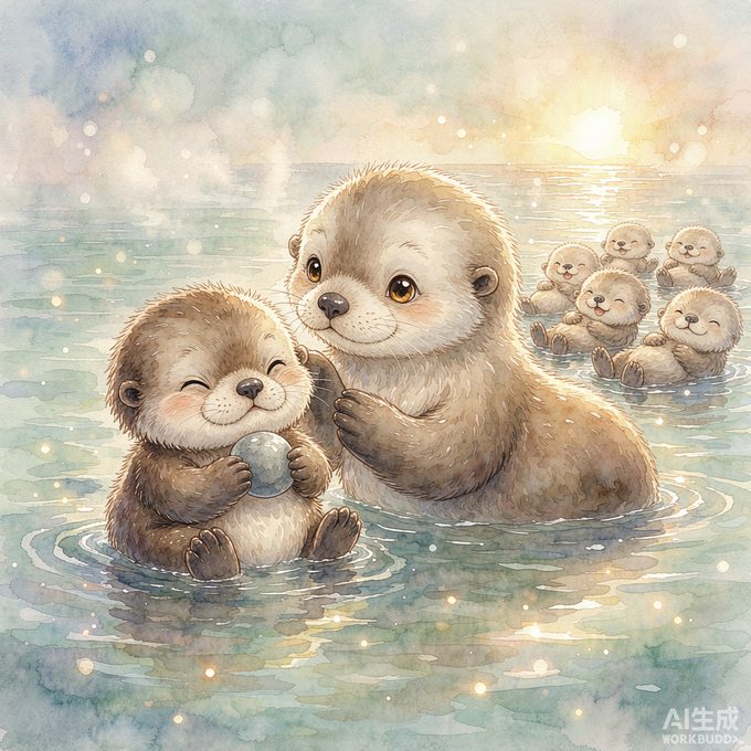 小海獭淘淘的暖味道