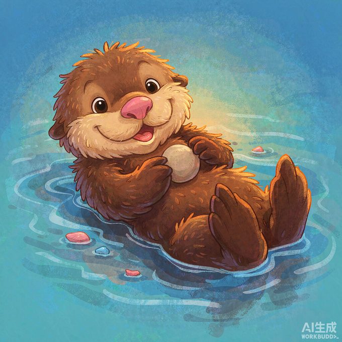 小海獭淘淘的灵巧小手