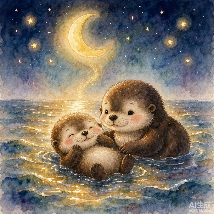 小海獭淘淘的暖暖小爪爪