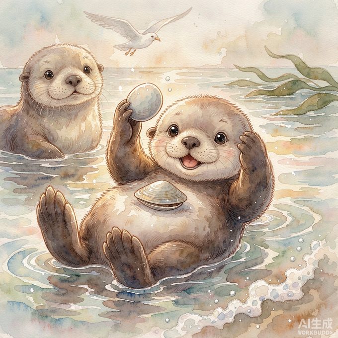 小海獭淘淘的小锤子