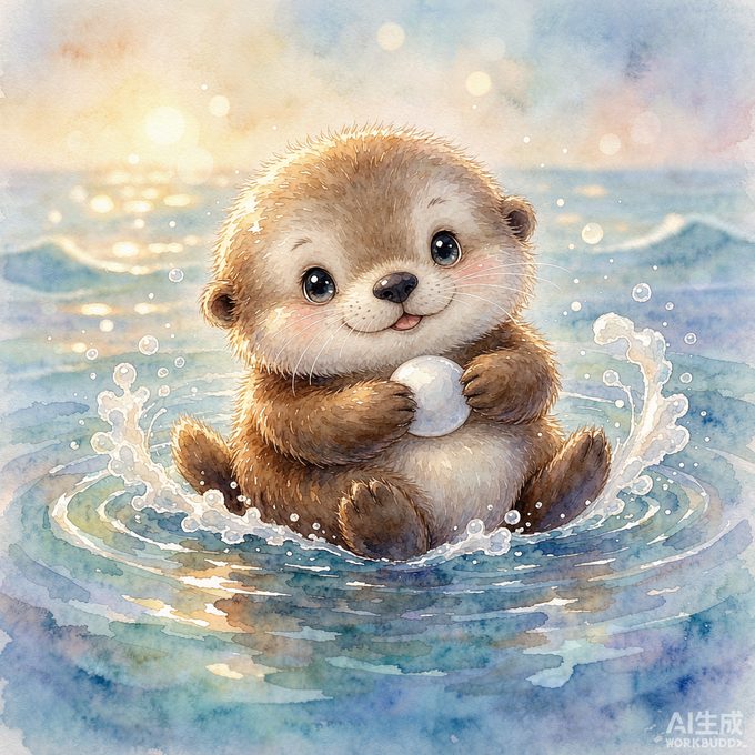 小海獭淘淘的小雷达胡须