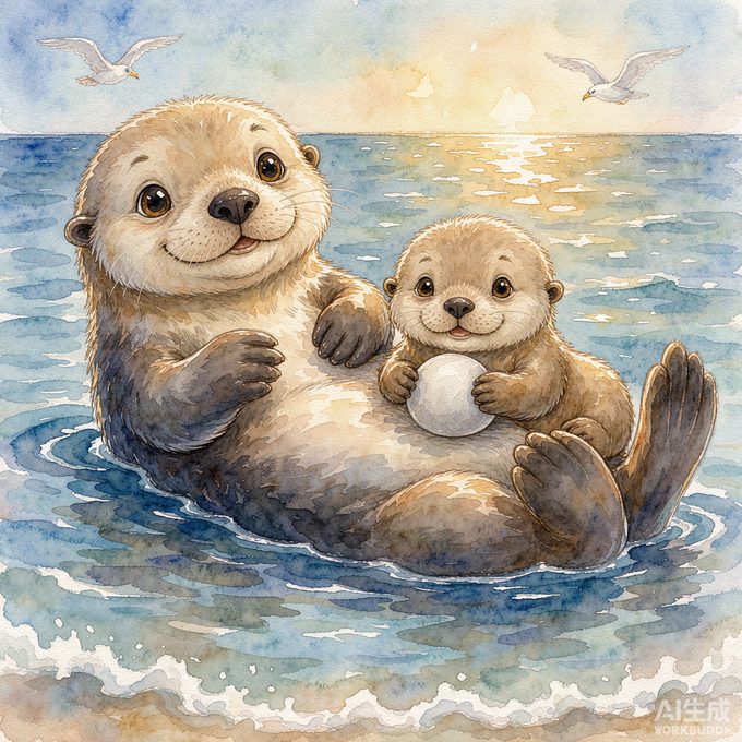 小海獭淘淘睁眼看世界