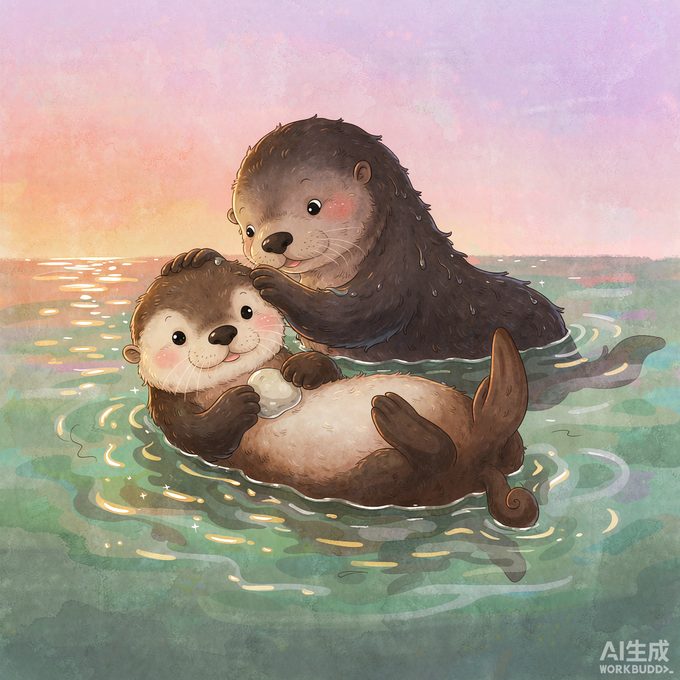 小海獭淘淘的新毛衣