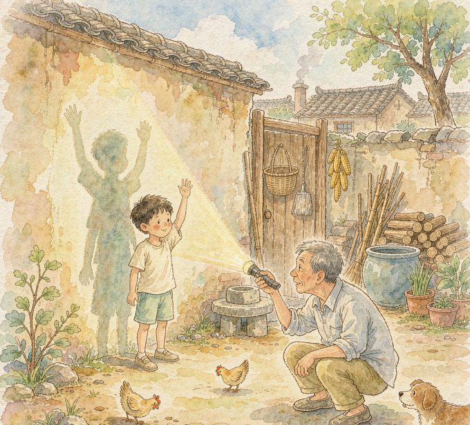 影子比我长