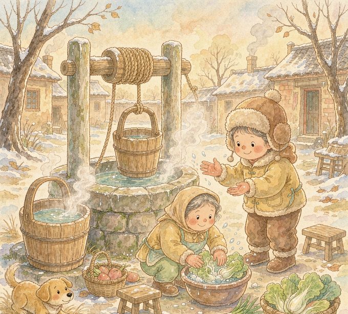 冬天的井水