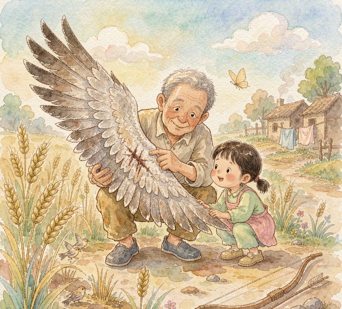 弓弦响了一下