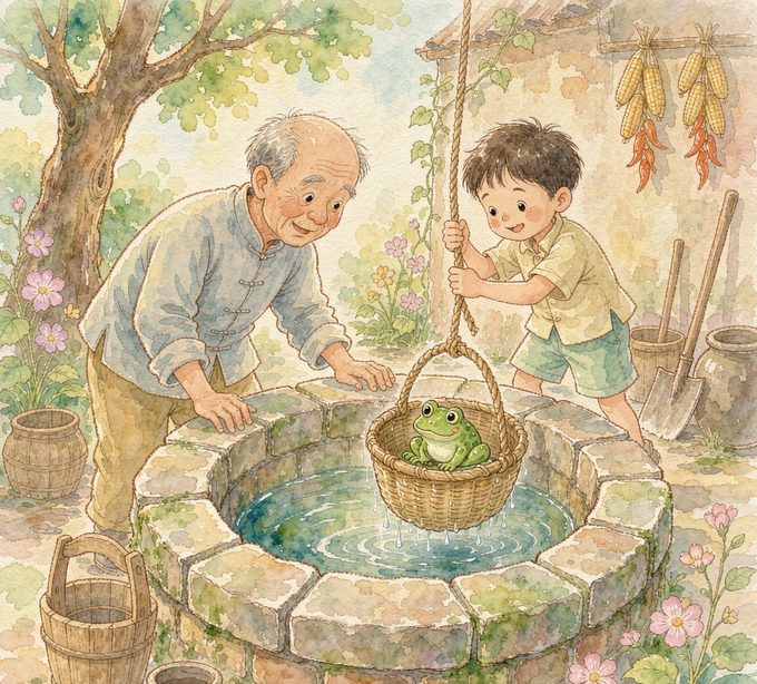 井里的青蛙