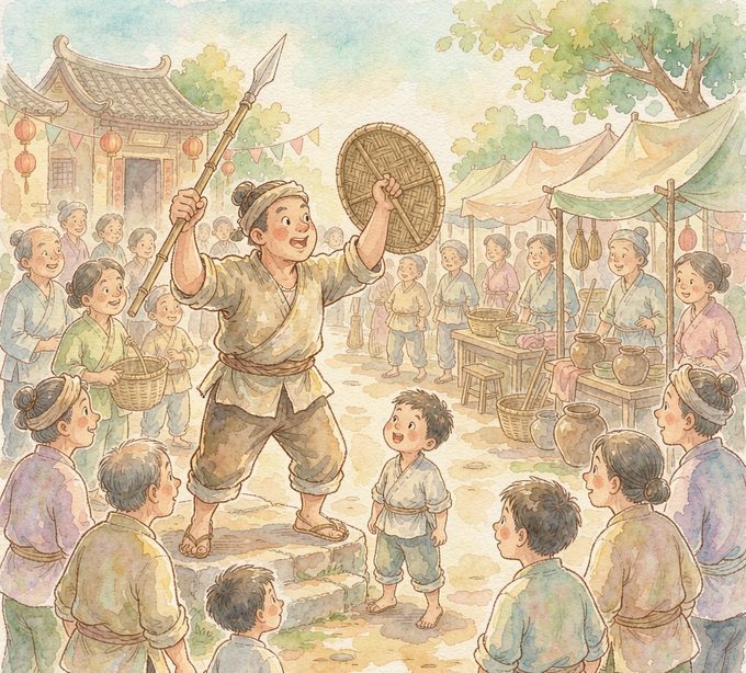 摊子上的矛和盾