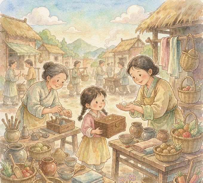 装珠子的木匣