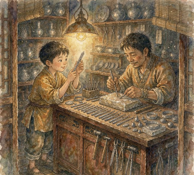 长夜拾灯·其三十　烧软一次