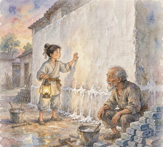 长夜拾灯·其十七　凿不动的墙