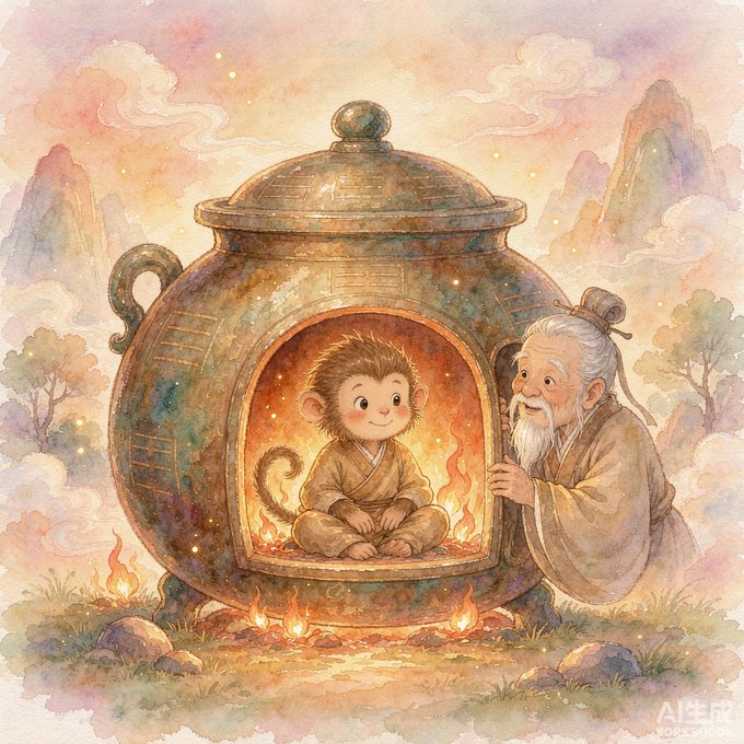 八卦炉里炼出火眼金睛