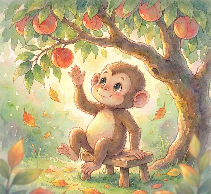 小猴皮皮不偷懒