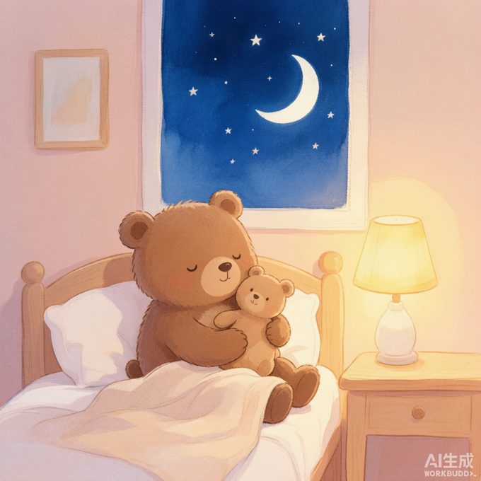 小熊团团不怕黑了